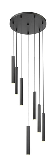 Z-Lite - 919MP12-7R-MB-LED - LED Chandelier - Forest - Matte Black