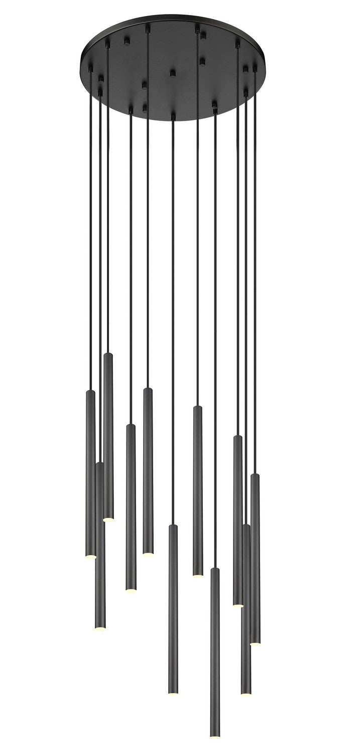 Z-Lite - 919MP24-11R-MB-LED - LED Chandelier - Forest - Matte Black