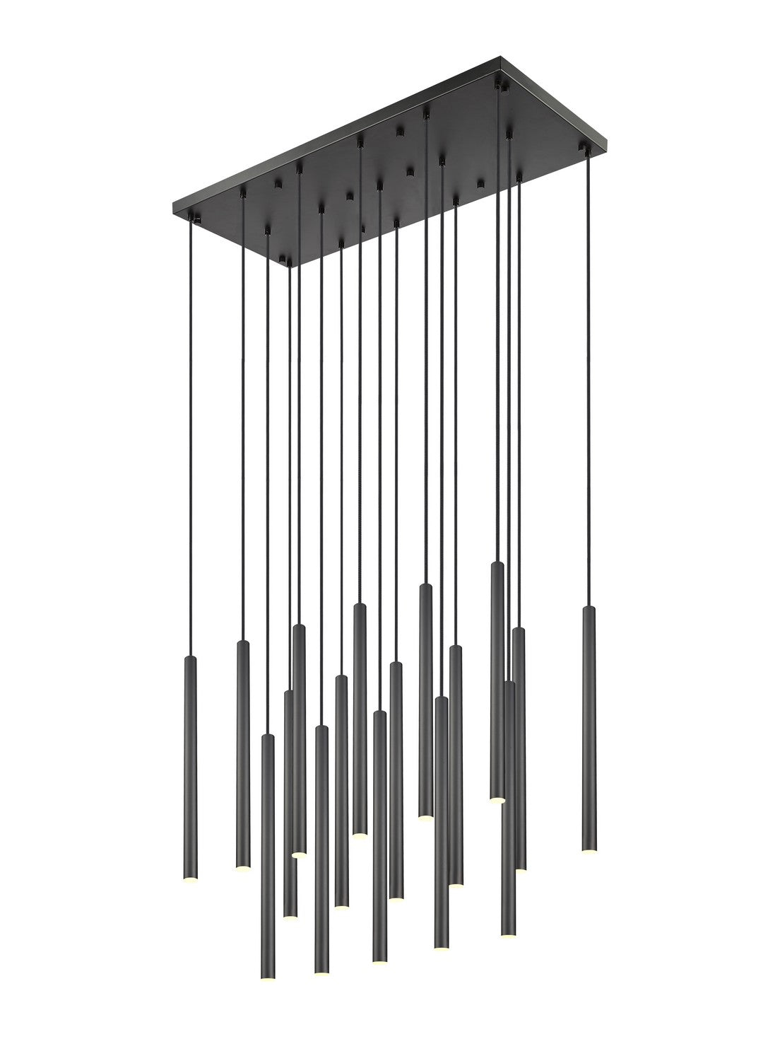 Z-Lite - 919MP24-17L-MB-LED - LED Linear Chandelier - Forest - Matte Black