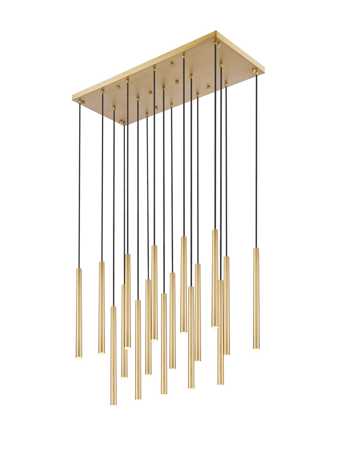 Z-Lite - 919MP24-17L-MGLD-LED - LED Linear Chandelier - Forest - Modern Gold