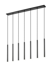 Z-Lite - 919MP24-7L-MB-LED - LED Linear Chandelier - Forest - Matte Black