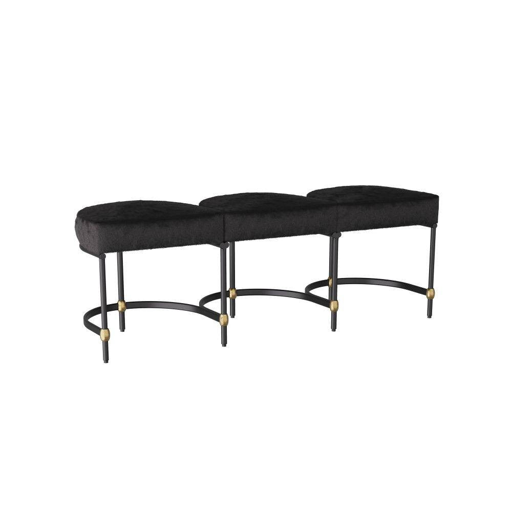 Arteriors - FHI08 - Bench - Blaire - Blackened Bronze