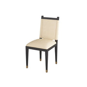 Arteriors - FRI07 - Dining Chair - Burdock - Ivory Leather