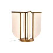 Alora - TL336815VB - LED Table Lamp - Anders - Vintage Brass