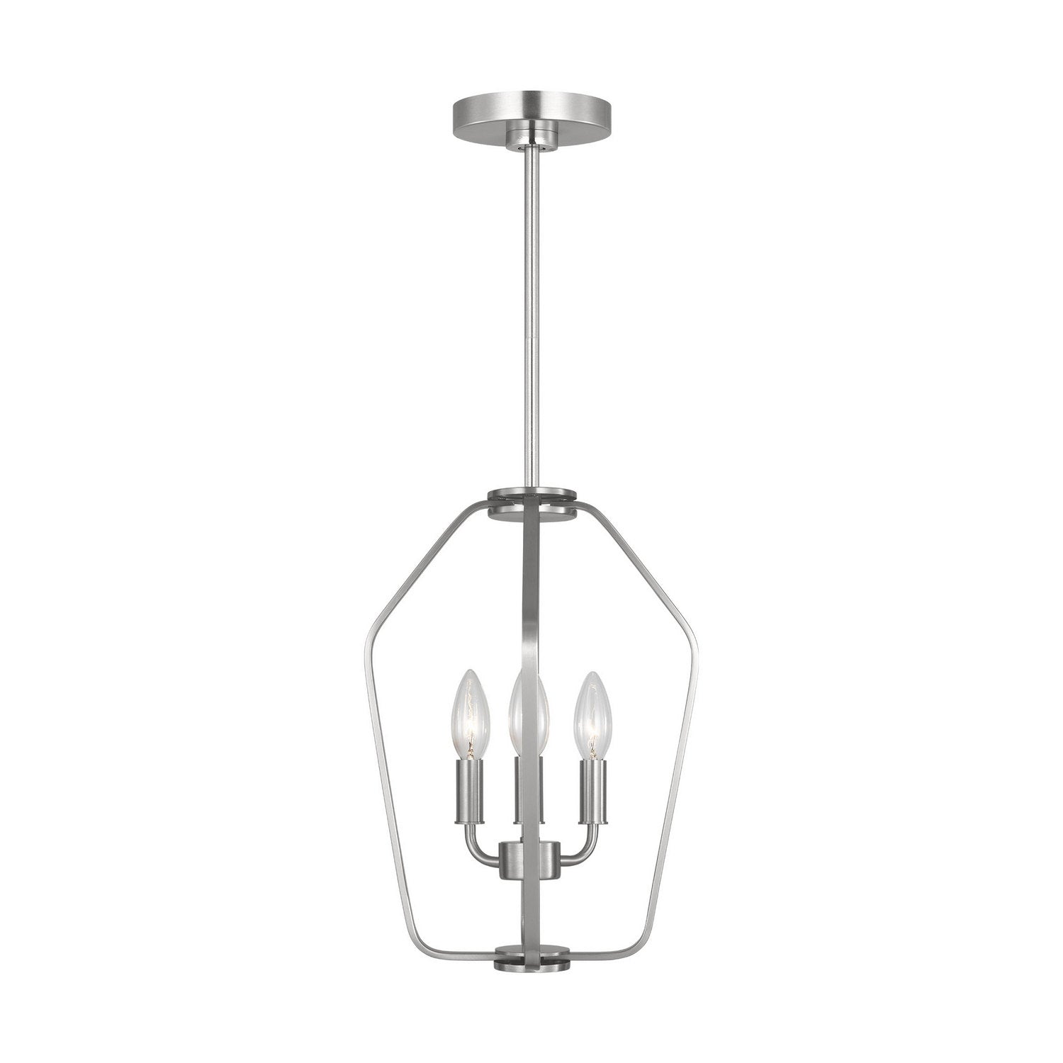 Generation Lighting - GLC1283BS - Three Light Chandelier - Kennan - Brushed Nickel
