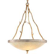 Corbett Lighting - 66-44 - Five Light Chandelier - Parc Royale - Gold And Silver Leaf