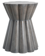 Annie Resin Unique Pedestal Side Table