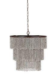 Etienne Chandelier - Antique White Dusty