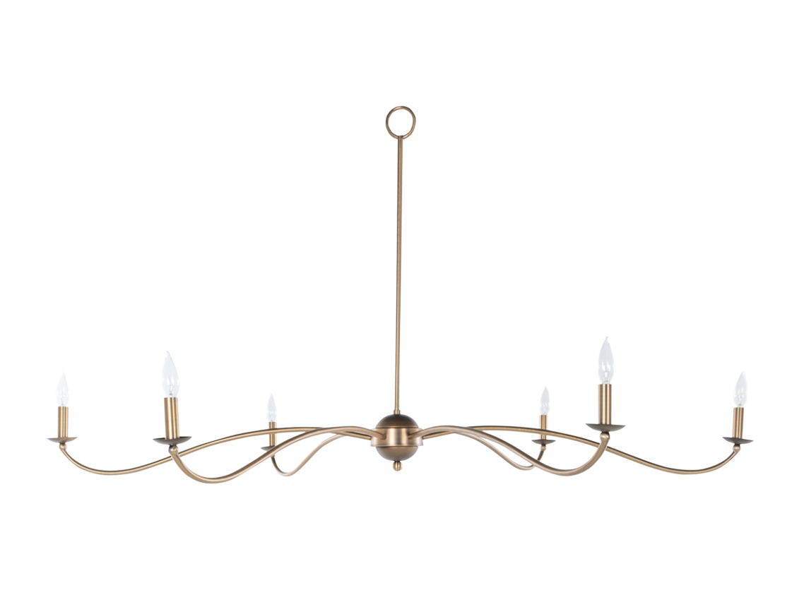 Irvine Chandelier - Bronze - Rubbed