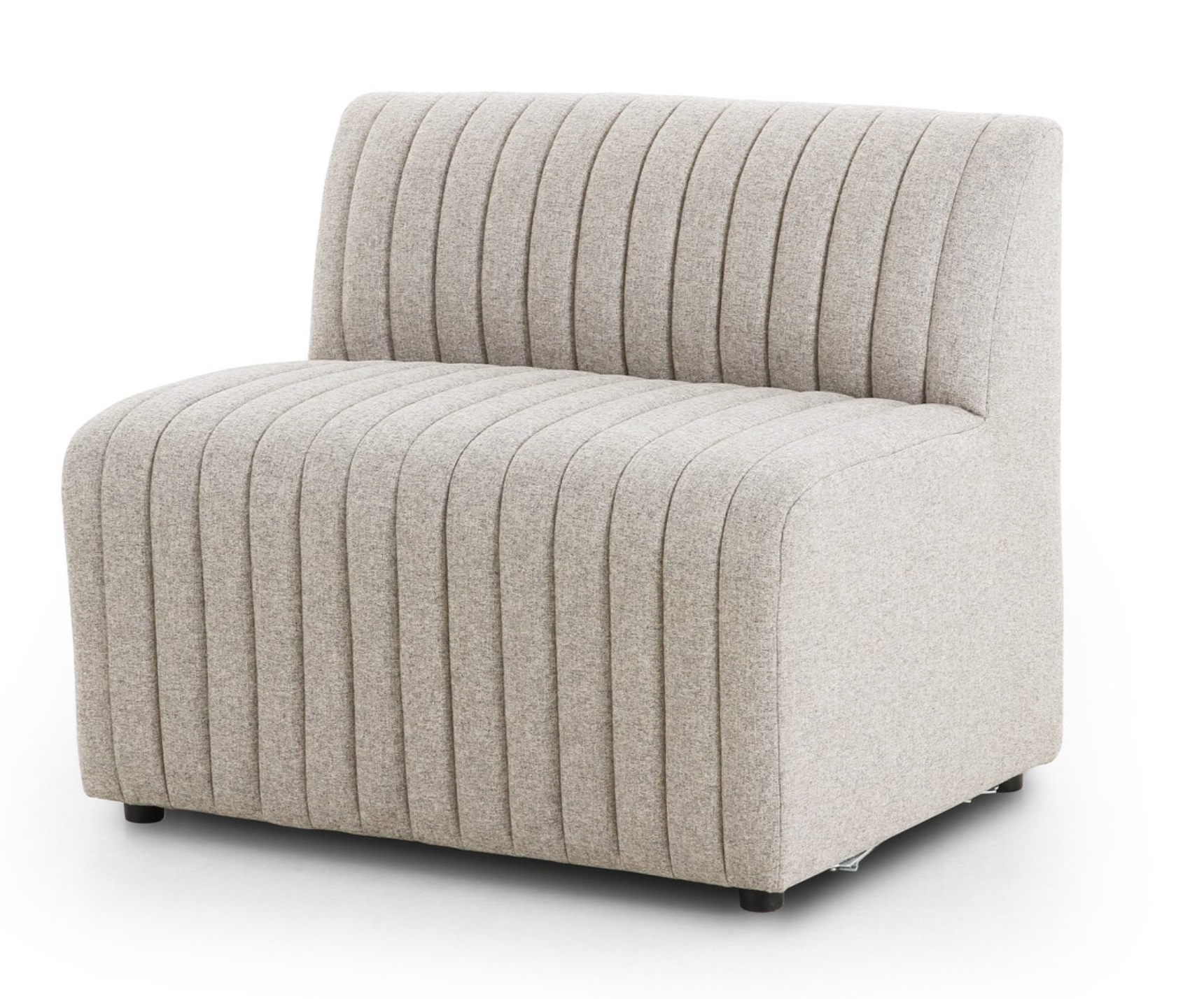 Augustine Dining Banquette - Chair + A Half - Orly Natural