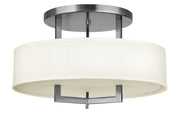 Hinkley - 3201AN-LED - LED Semi-Flush Mount - Hampton - Antique Nickel