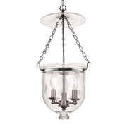 Hudson Valley - 254-PN-C3 - Three Light Pendant - Hampton - Polished Nickel