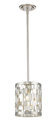 Z-Lite - 430MP-BN - One Light Pendant - Almet - Brushed Nickel