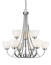 Z-Lite - 443-9-CH - Nine Light Chandelier - Ashton - Chrome