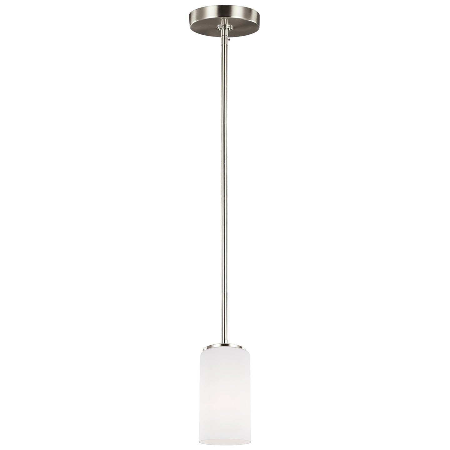 Generation Lighting - 6124601-962 - One Light Mini-Pendant - Alturas - Brushed Nickel