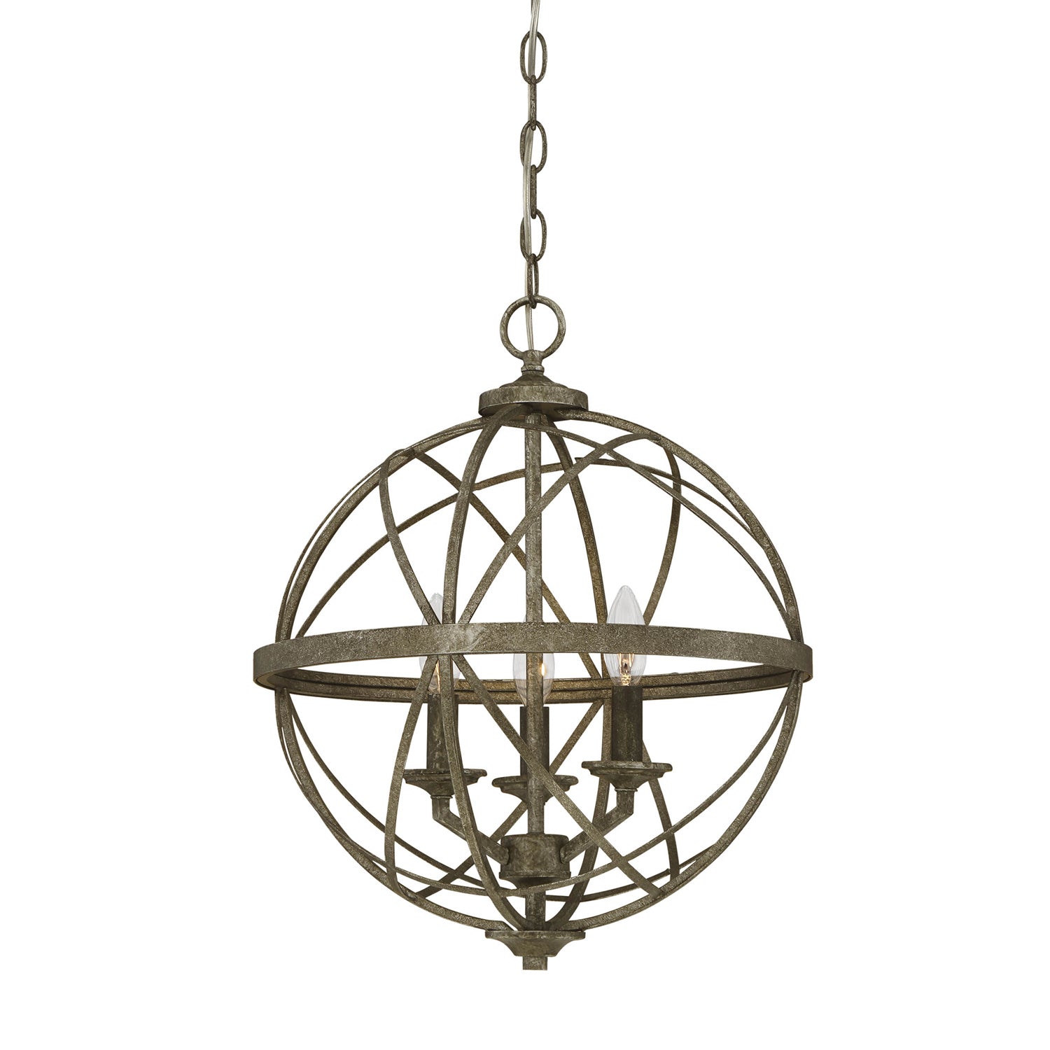 Millennium - 2283-AS - Three Light Pendant - Lakewood - Antique Silver