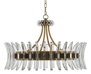 Currey and Company - 9000-0014 - Eight Light Chandelier - Antique Brass