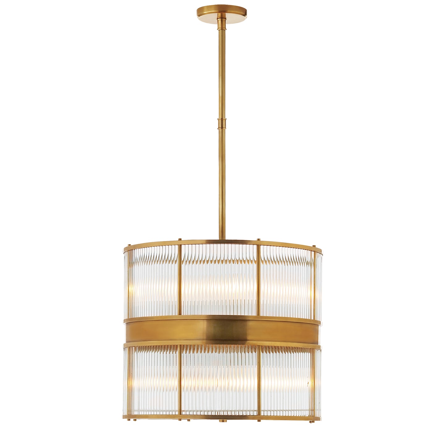 Ralph Lauren - RL 5082NB - Eight Light Chandelier - Allen - Natural Brass