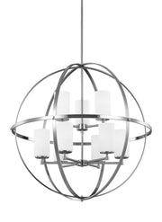 Generation Lighting - 3124609EN3-962 - Nine Light Chandelier - Alturas - Brushed Nickel