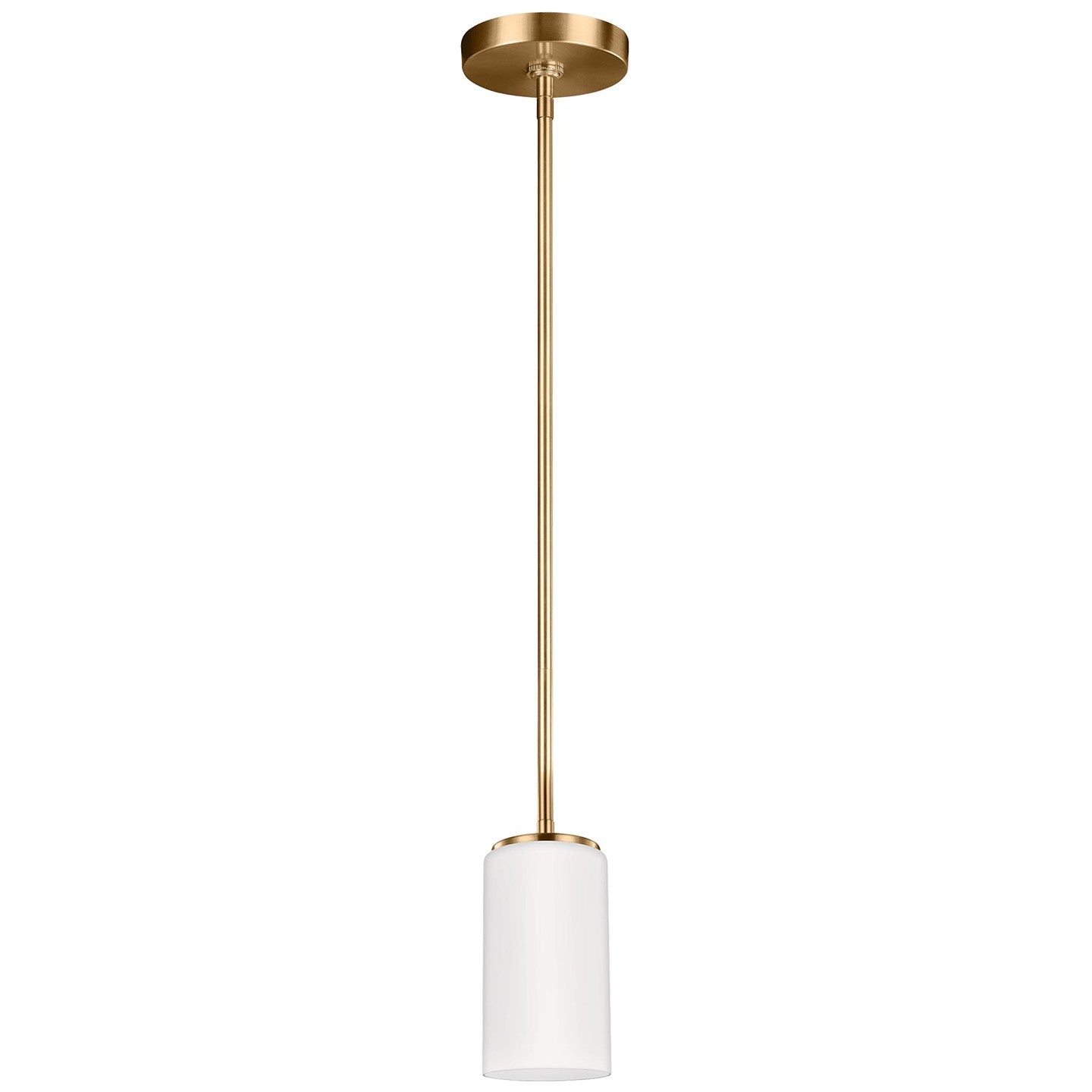 Generation Lighting - 6124601EN3-848 - One Light Mini-Pendant - Alturas - Satin Brass