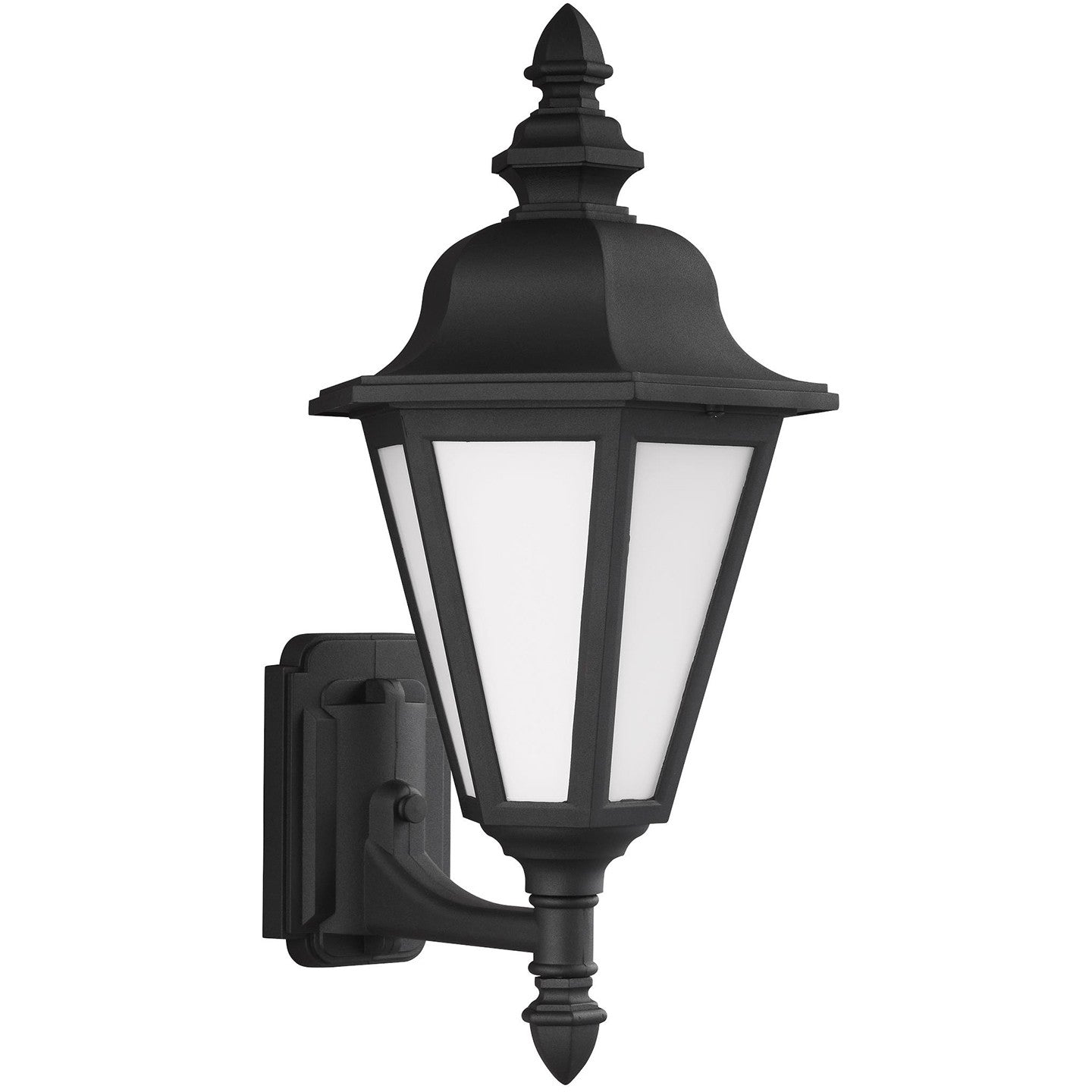 Generation Lighting - 89824-12 - One Light Outdoor Wall Lantern - Brentwood - Black