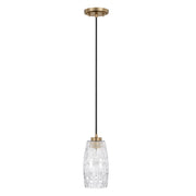 Capital Lighting - 328611AD-450 - One Light Pendant - Casper - Aged Brass