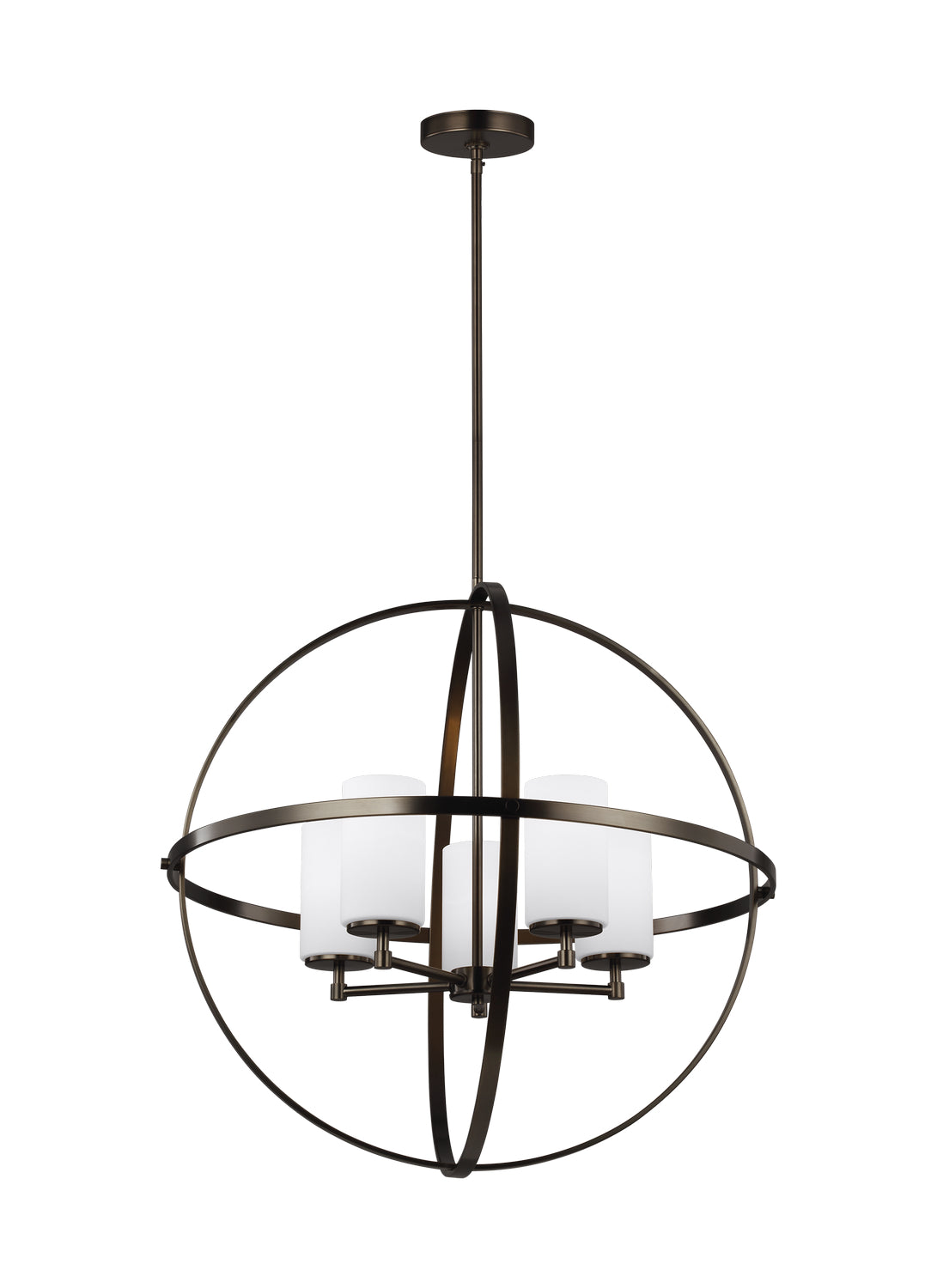 Generation Lighting - 3124605EN3-778 - Five Light Chandelier - Alturas - Brushed Oil Rubbed Bronze