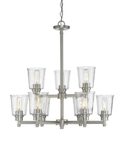 Z-Lite - 464-9BN - Nine Light Chandelier - Bohin - Brushed Nickel