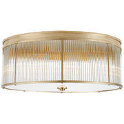 Ralph Lauren - RL 4804NB - Six Light Flush Mount - Allen - Natural Brass