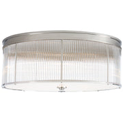 Ralph Lauren - RL 4804PN - Six Light Flush Mount - Allen - Polished Nickel
