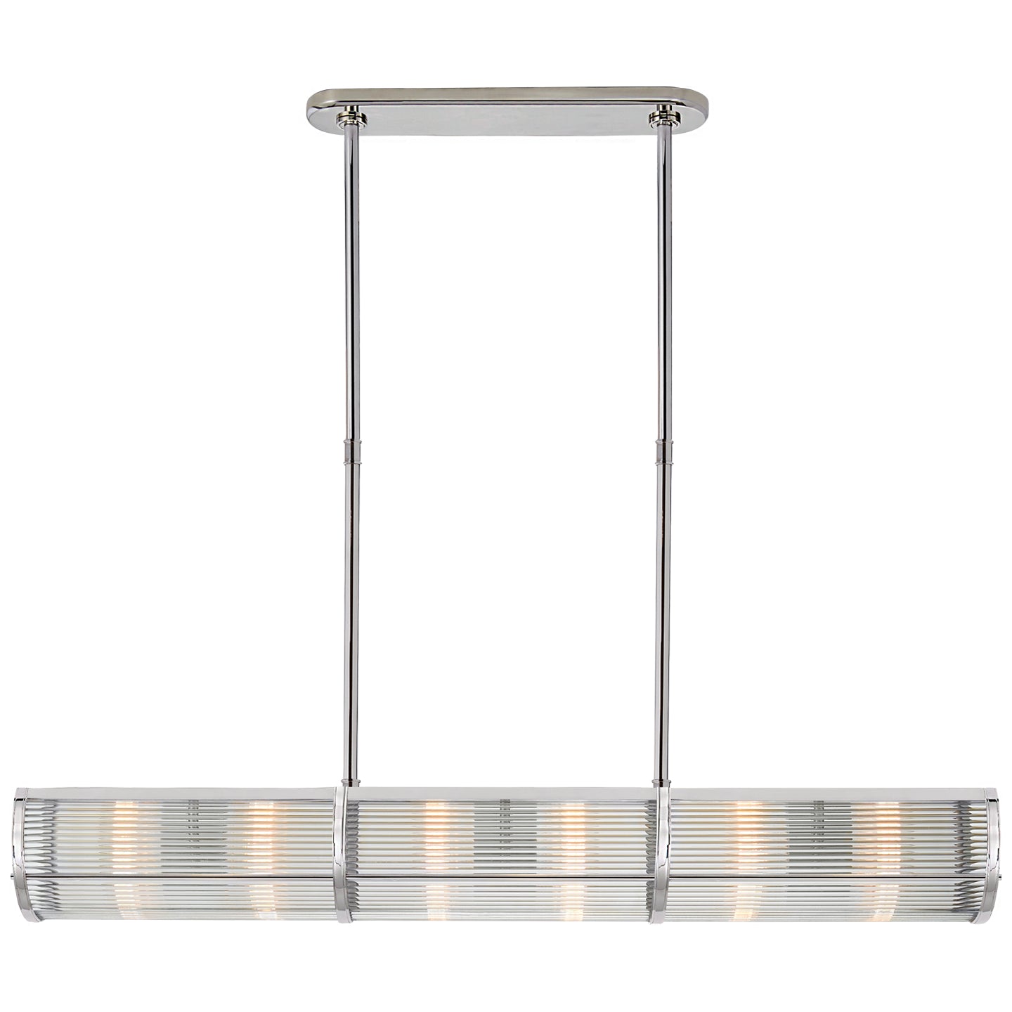 Ralph Lauren - RL 5089PN - Six Light Linear Pendant - Allen - Polished Nickel