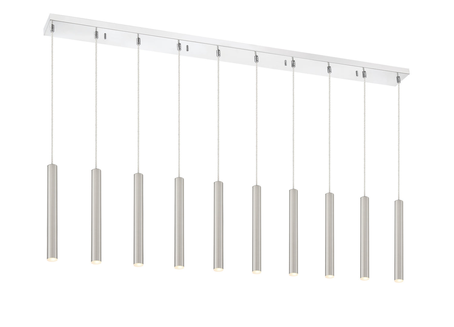 Z-Lite - 917MP12-BN-LED-10LCH - LED Linear Chandelier - Forest - Chrome