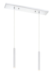 Z-Lite - 917MP12-WH-LED-2LCH - LED Linear Chandelier - Forest - Chrome
