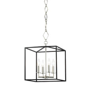 Hudson Valley - BKO150-PN/BK - Four Light Lantern - Richie - Polished Nickel