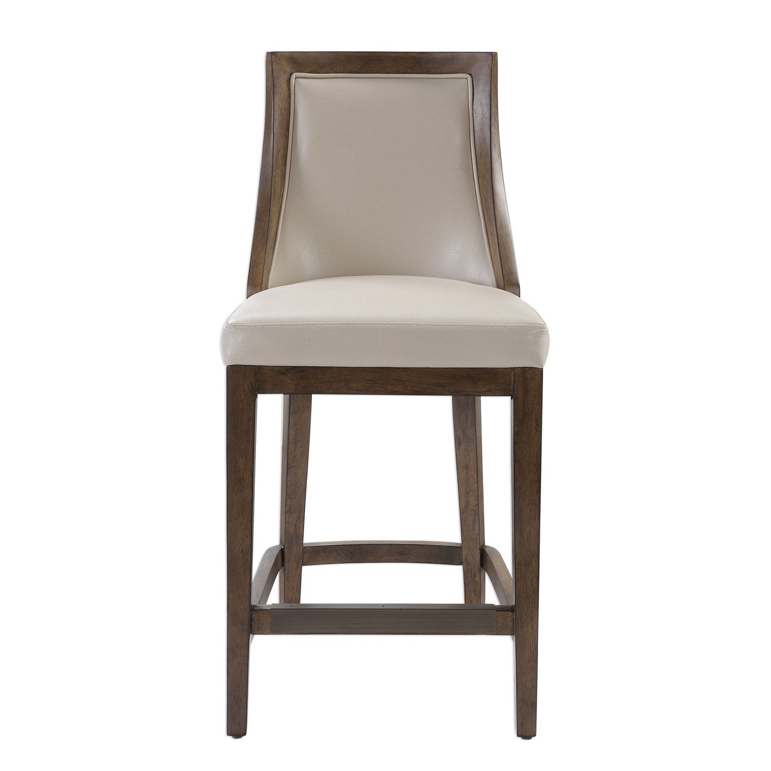 Uttermost - 23501 - Counter Stool - Purcell - Smooth Walnut