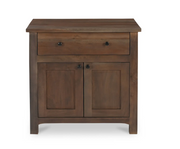 Gene Charging Nightstand Dark Brown