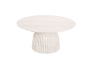 Clara Scalloped Base Coffee Table