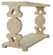 Bloomsbury Oak Veneer Console Table