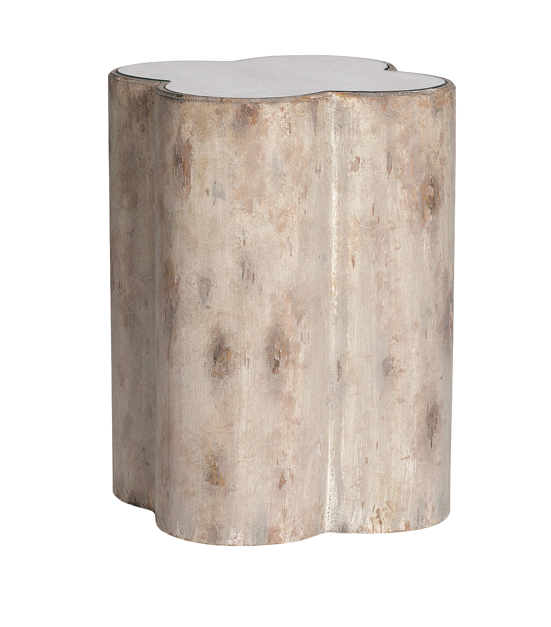 Cassandra Resin Quatrefoil Side Table