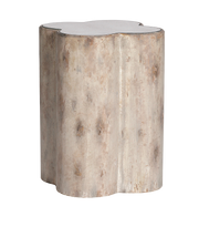 Cassandra Resin Quatrefoil Side Table