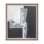 COMPOSITION FRAMED PAINTING