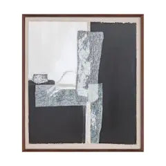 COMPOSITION FRAMED PAINTING