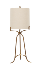 Evie Alabaster Ashwell Gold Table Lamp