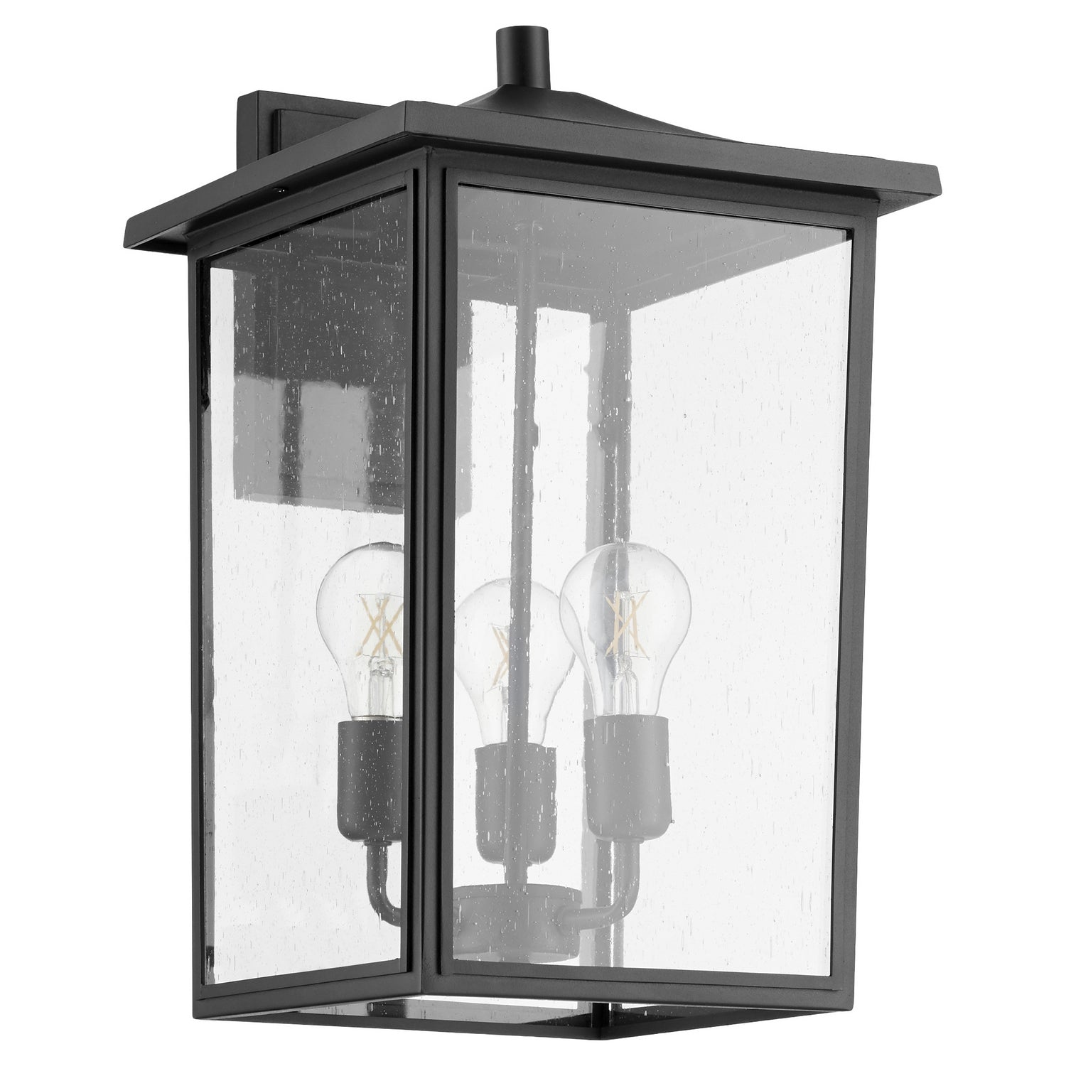 Quorum - 722-11-69 - Three Light Wall Mount - Riverside - Textured Black