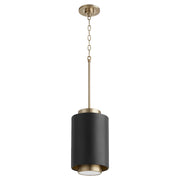 Quorum - 8008-6980 - One Light Pendant - Cylinder Pendants - Textured Black