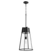 Quorum - 828-69 - One Light Pendant - Pylon Pendants - Textured Black|Clear