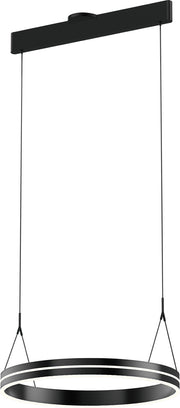 PageOne - PP020244-SBB - LED Pendant - Athena - Satin Brushed Black