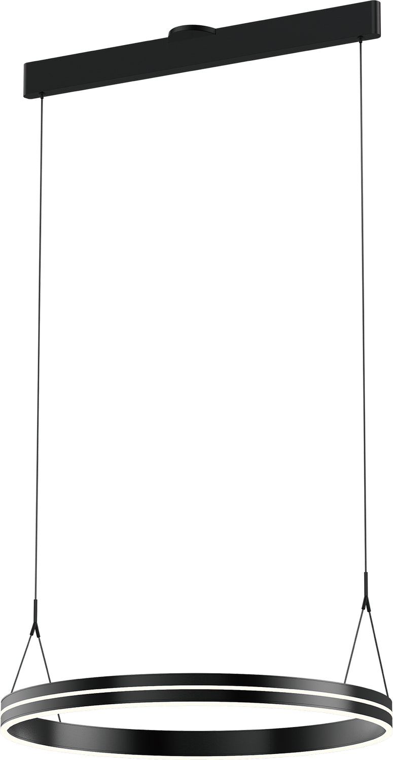 PageOne - PP020245-SBB - LED Pendant - Athena - Satin Brushed Black