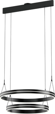 PageOne - PP020250-SBB - LED Pendant - Athena - Satin Brushed Black