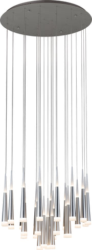 PageOne - PP121040-AL - LED Chandelier - Meteor - Brushed Aluminum